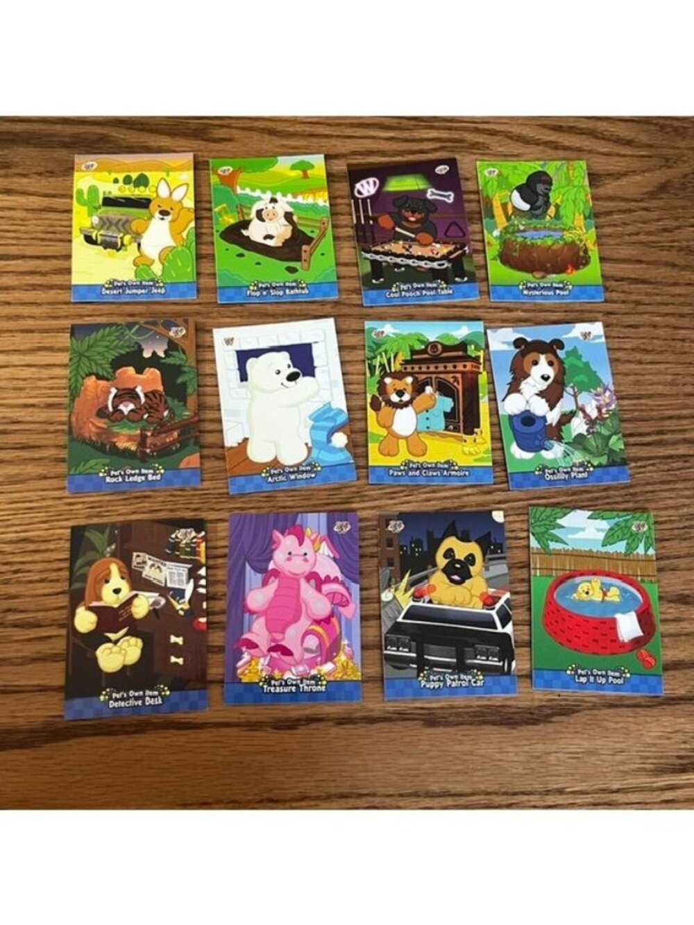 Webkinz Set of 12 Card Lot